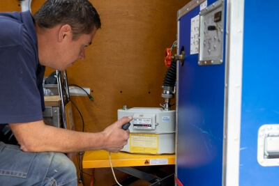 Gasmeter keuring op locatie - 400x267px